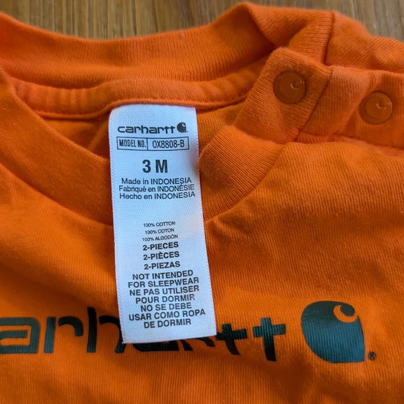 Carhartt Baby Boy Onesie Romper - Picture 2 of 4
